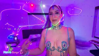 Dahlia Noire Rides Brian Omally Cowgirl Then Takes His Thick Load!