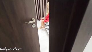Stepmom tried to avod this fut Stepson is likewise lewd to stop