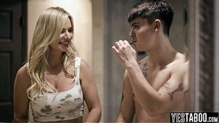 Large tits beautiful mother I'd like to fuck step mother bangs her excited youthful stepson by mistake
