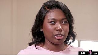 Black college teen step daughter needs to convince BBc step daddy