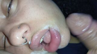 Hardcore session with immoral black biggest cum load