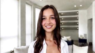 MATHIE, a youthful French amateur with a big bust, 1st casting, this babe'd make a dead guy hard, that babe doesn't dare do porn, the producer makes her an suggest, enticed by the cash!!! [AI]