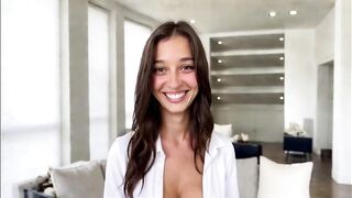 MATHIE, a youthful French amateur with a big bust, 1st casting, this babe'd make a dead guy hard, that babe doesn't dare do porn, the producer makes her an suggest, enticed by the cash!!! [AI]