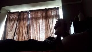 amateur masturbation session with stoned dinosaur