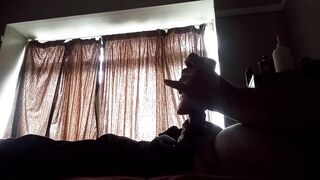 amateur masturbation session with stoned dinosaur