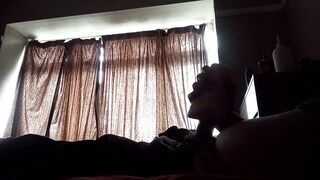 amateur masturbation session with stoned dinosaur