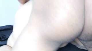 I masturbate during the time that my stepson rests. Part three. I wish his cum in my booty