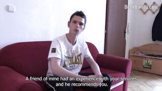 CZECH HUNTER - Amateur dude takes a lil anal play and hardcore bareback