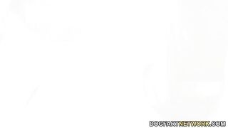 Abigaile Johnson Gets Team-fucked by Ebony Jocks
