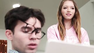Hawt Step Sis Satisfies Step Bro For Favors - Myra Groans