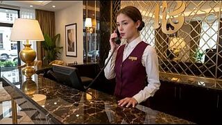 There was merely one room left: my stepson gave it to me priceless and left me leaking in the hotel daybed [AI-generated movie]