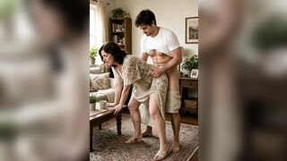 hawt aged woman screw male ai sex at home fake