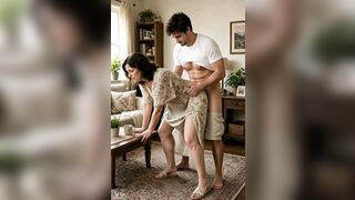 hawt aged woman screw male ai sex at home fake