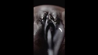 Black Stomach Inflation - Biggest Cumflation Sex