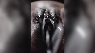 Black Stomach Inflation - Biggest Cumflation Sex