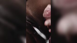 Black Stomach Inflation - Biggest Cumflation Sex