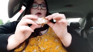 Ssbbw big beautiful woman indulges in kfc finger licking