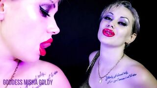 two pairs of seductive lips - Double vigour of attraction!