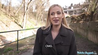 Public Place Blow job and then ASTOUNDING Sex with Hawt Sweetheart - Public Agent