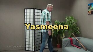 Yasmeena likes servitude in nature's garb back whipping