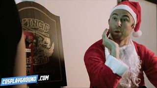 River Lynn Drains Bad Santa’s Hard Penis - Bad Santa Porn Cosplay Parody