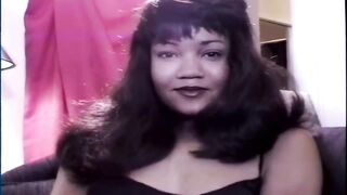 Ebony Gal Curly Snatch Interracial Vintage