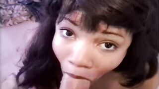 Ebony Gal Curly Snatch Interracial Vintage