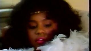 Hung Man Screws Bushy Ebony Cunt Hard From Behind