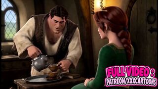 Fiona discovered shreks home unfathomable in the forrest