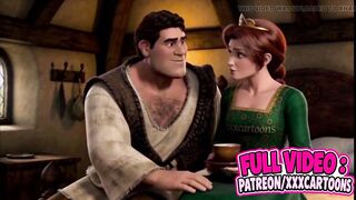 Fiona discovered shreks home unfathomable in the forrest