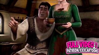 Fiona discovered shreks home unfathomable in the forrest