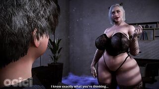 A mother I'd like to fuck with a biggest ass has doggy-style sex on Halloween night - CG Manga - OCICI