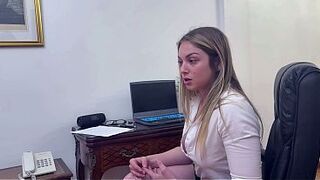 Virgin beauty visits the anal stretching doctor