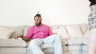 ArtemiXXX bangs his readhead roommate Nikita Jay hard and cums in her face