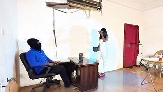 Sexually excited teacher CAUGHT by secretary with student teacher situation...double wang sucking students on BBC ensures secrecy!!