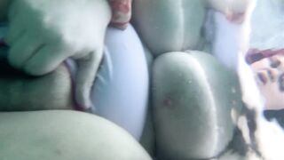 Slutty big beautiful woman mother I'd like to fuck Masturbates In Public Pool
