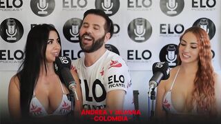 Silvana Lee & Andrea Castro se atragantan con una banana!