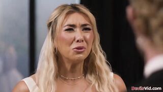 Lesbo pair Megan Mistakes and Cyber Doll assents to have trio with the priest just to get married.That guy fucke 'em 1 by 1 whilst they lick every other