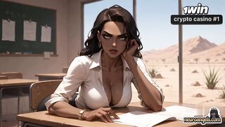 Oral sex subordination to the desert fuckfest's darksome-hued queen, a mischievous tart's very 1st time xx.