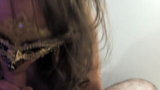 Fake Kiss Trap! Dragged By The Penis For A Sloppy POV Oral job & Cleanup ?