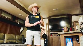 Cum Blasters S2:E1 - Campground Bitch Goes Next Door to Suck a LARGE Cowboy Wang and Take a Legendary Cum Blast - POV