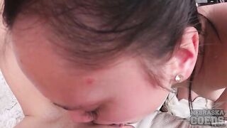 Rosalina Goes Down on Miss Pussycat in a Moist, Private POV Lesbo Scene