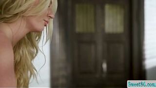 Breasty Blond mother I'd like to fuck Dominates Brunette hair in Steamy Lesbo Rencounter