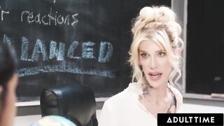 ADULT TIME - Trans Teacher Gray Perrier Awards Top Student Kimmy Kimm With FREE USE Sex