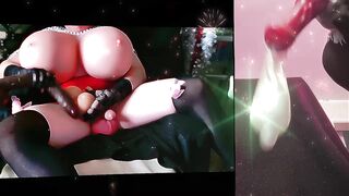 Crossdressing Play BBC Schlong Vibrator Silicone Cunt Giant Ever Silicone Bazookas Huge Horse Sextoy Cum Discharged Jo-bag Spunk flow Compilation solely showing myself