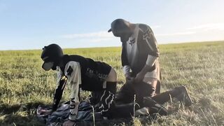 Bareback Biker-Puppies Outdoor Ejaculation [ Free OnlyFans ]