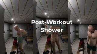 Post-Workout Shower: Stripping Exposed & Towel Drying Each Inch
