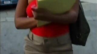 Ebony chap screws a ebony playgirl hard after licking her vagina