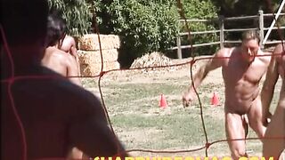 8 MUSCLE DUDES PLAY BARE SOCCER- More excellent than the World Cup