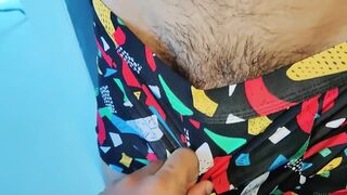Beach surfer hunk splashed loads cum on my face from his moist white ramrod‍